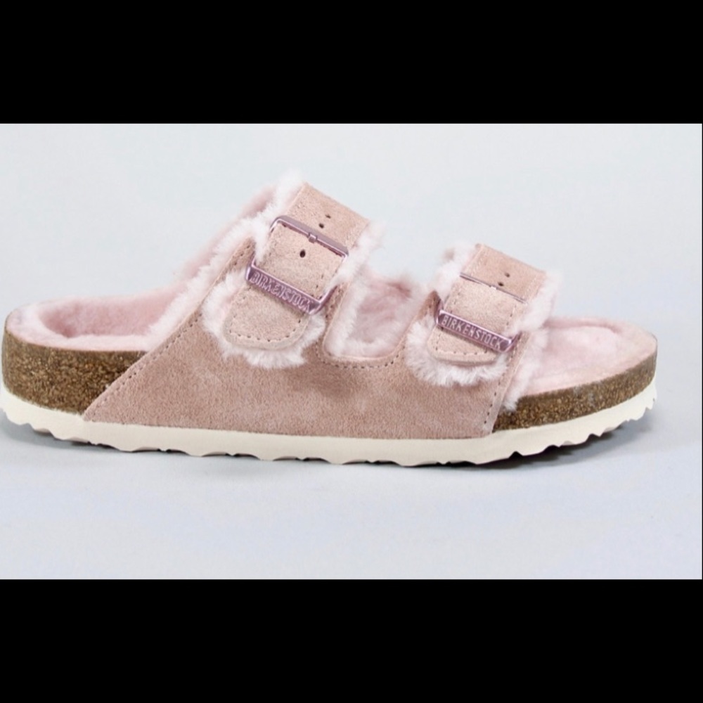 Birkenstock Blush 39 Leather Shearling .Arizona